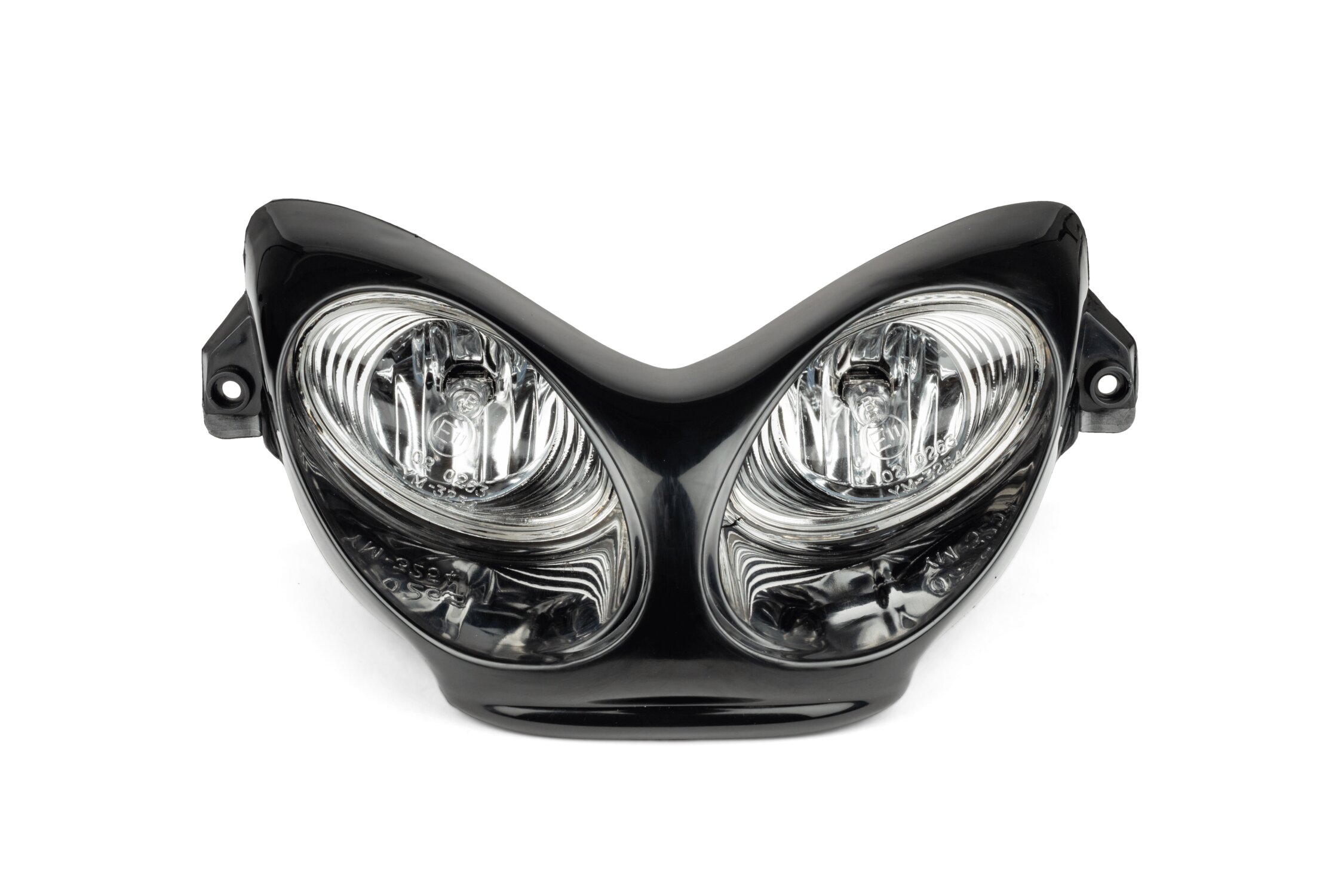 Image of Scheinwerfer Doppeloptik Yamaha Aerox CAR-GLAS schwarz