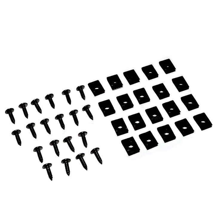 Image of Blechmuttern + Schrauben M4x12 (x20)