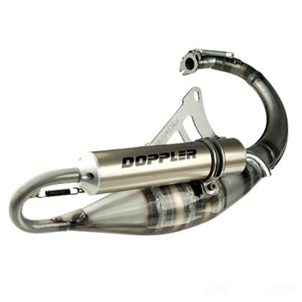 Image of Auspuff Doppler RR7 Alu Piaggio Zip / Typhoon / Gilera Runner