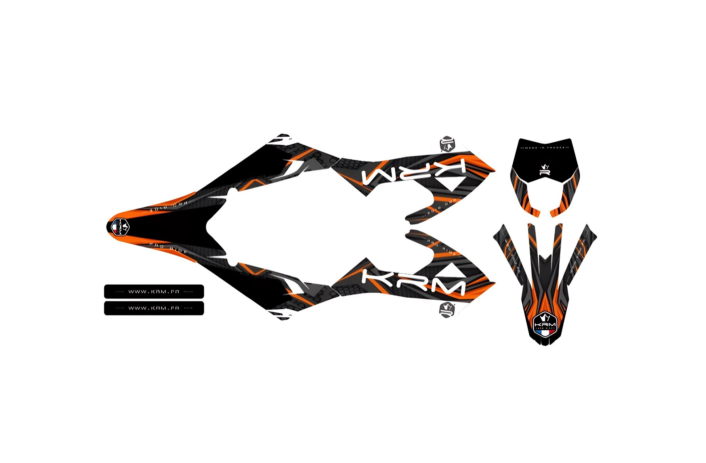 Image of Dekor Kit Rieju MRT ab 2022 orange