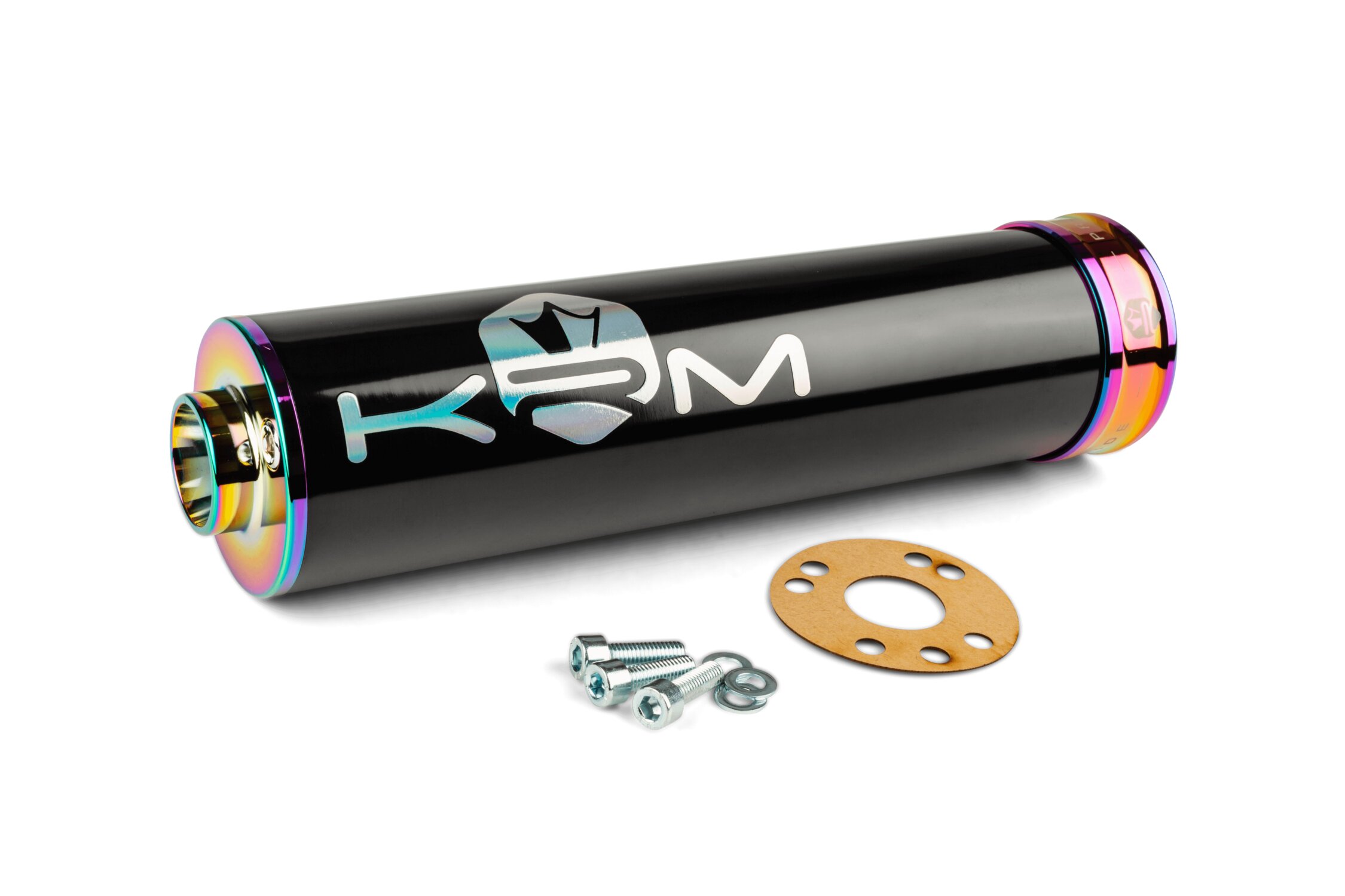 Image of Endschalldämpfer KRM 50 - 70 Schwarz / Neochrome / Hologramm