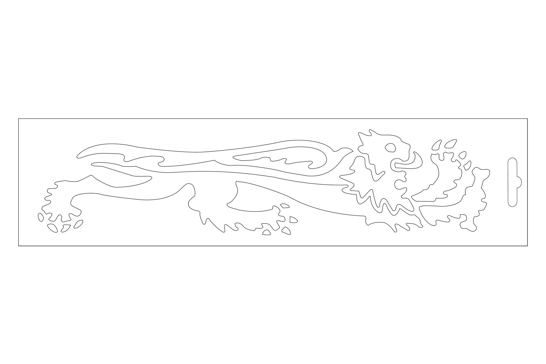 Image of Aufkleber Malossi Löwe weiss rechts 24 cm