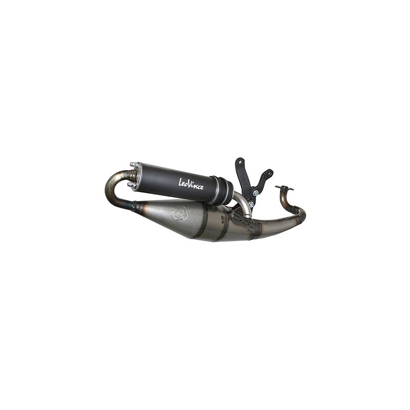 Auspuff LeoVince Handmade Tt Black Minarelli Stehend