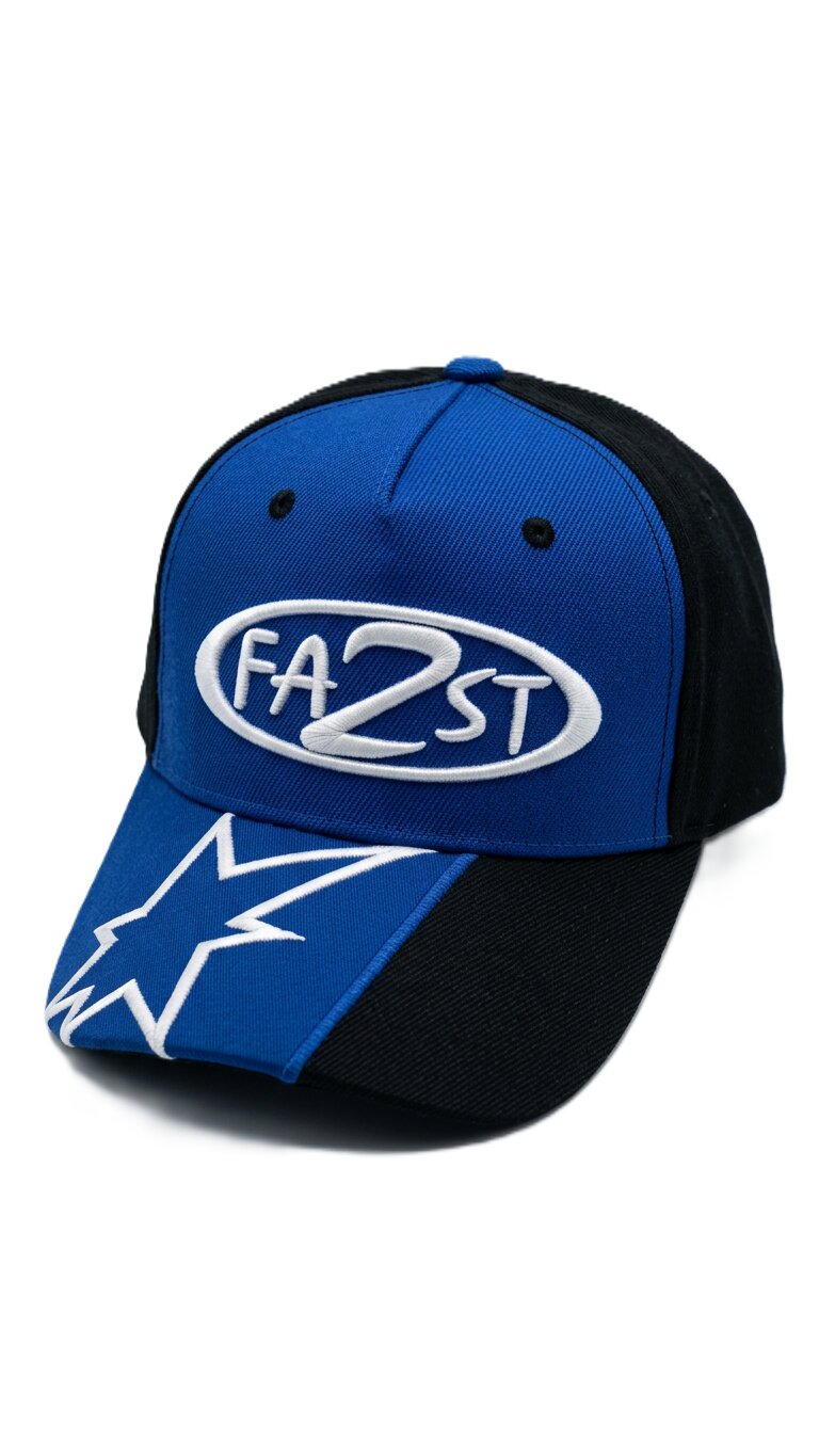 Image of Baseballkappe 2Fast Blau / Schwarz
