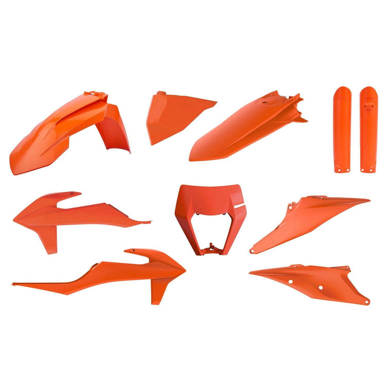 Image of Verkleidungskit Polisport KTM EXC 2020 - 2023 Orange