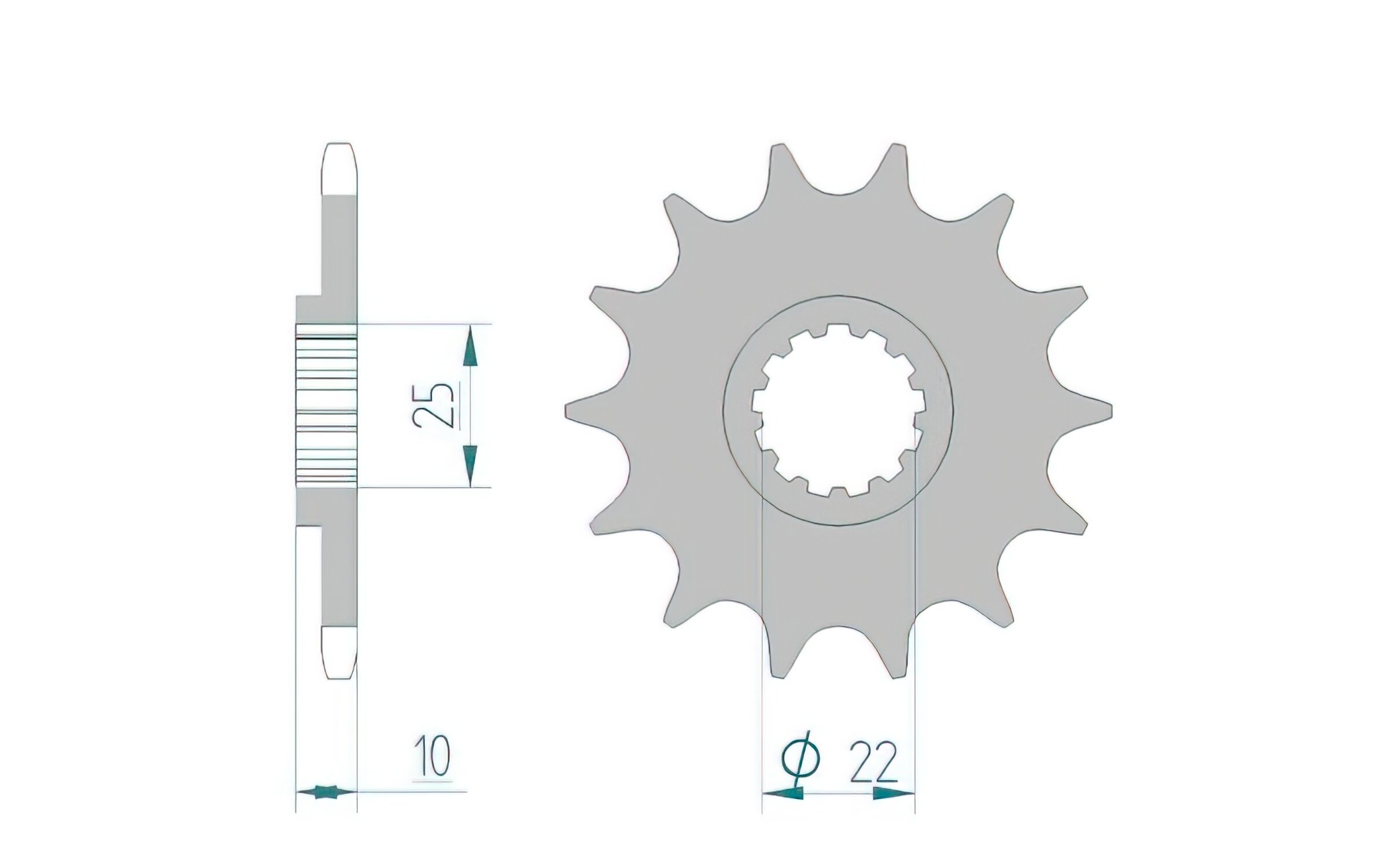 Image of Ritzel Afam 14 Zähne XTX 660