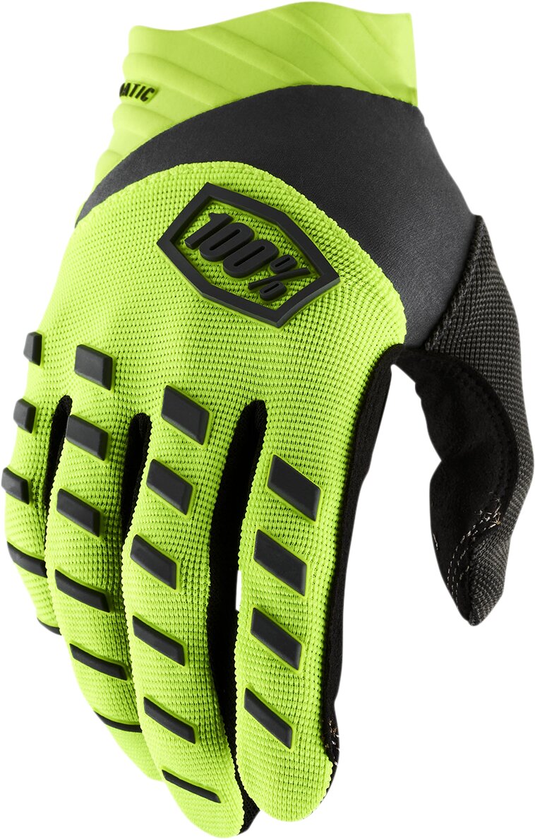 Image of Motocross Handschuhe 100% Airmatic neon gelb/schwarz L