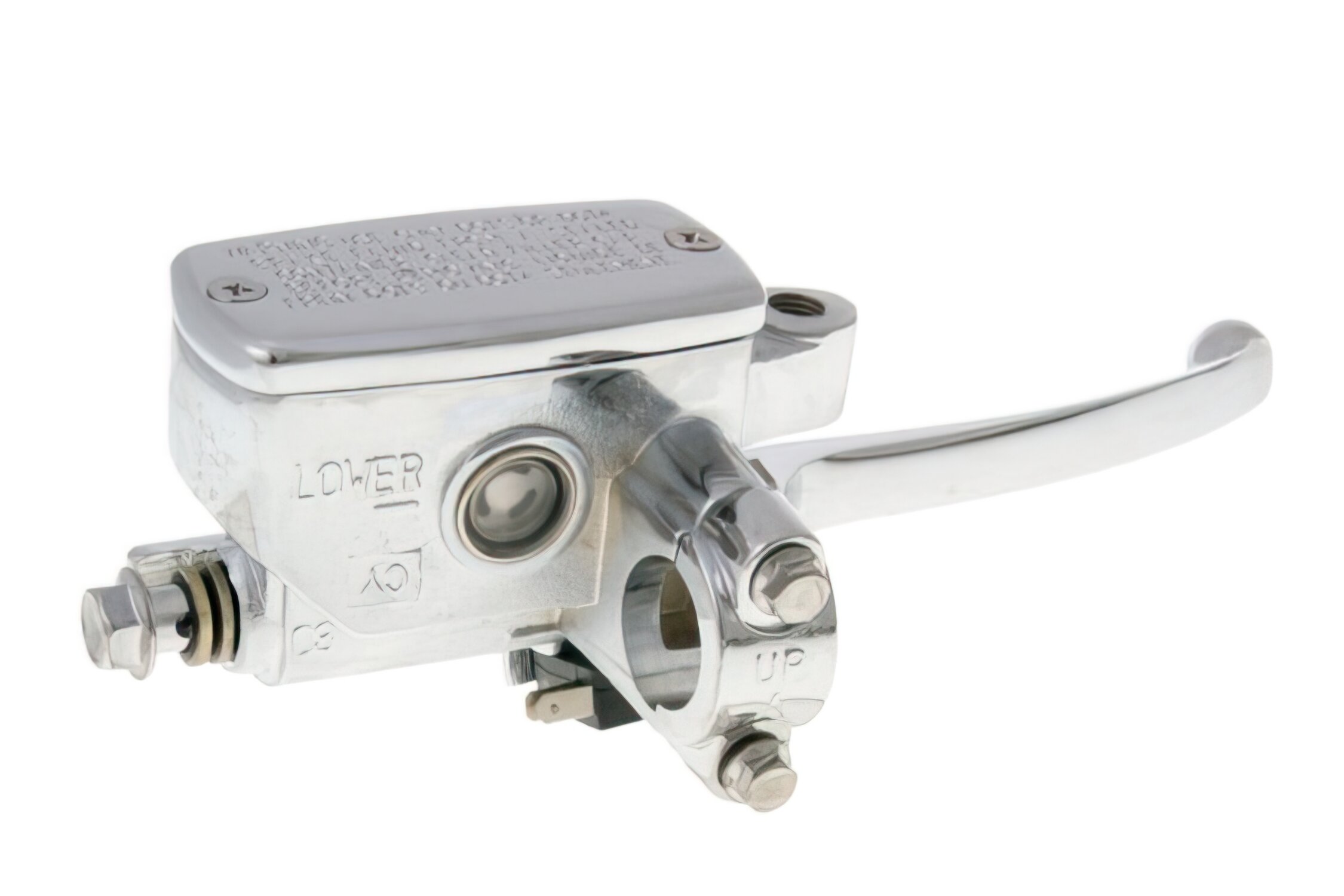 Image of Bremspumpe vorn Chrom GY6 Grand Retro für 22mm Lenker