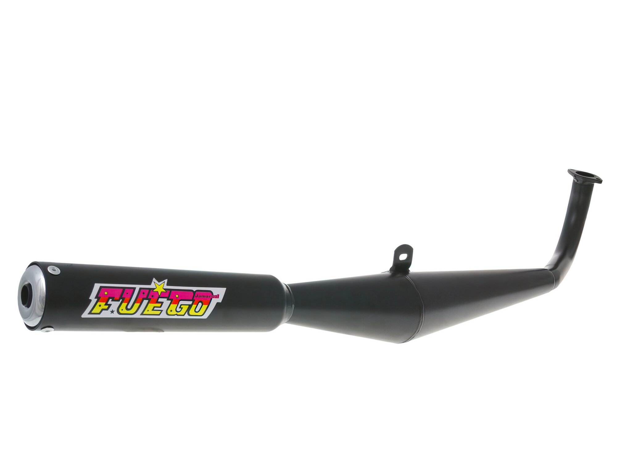 Image of Auspuff Fuego Boss schwarz für Tomos
