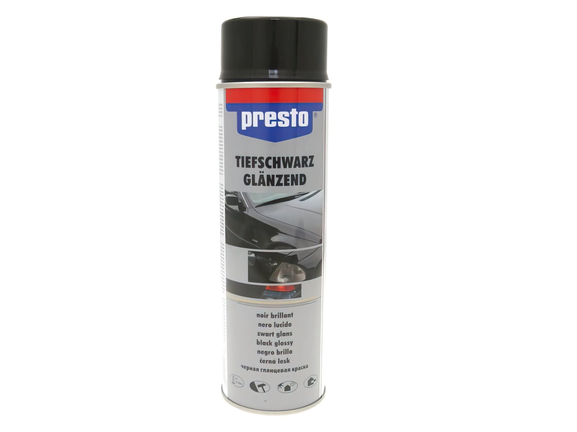 Image of Rallye-Spray Presto schwarz glänzend 500ml