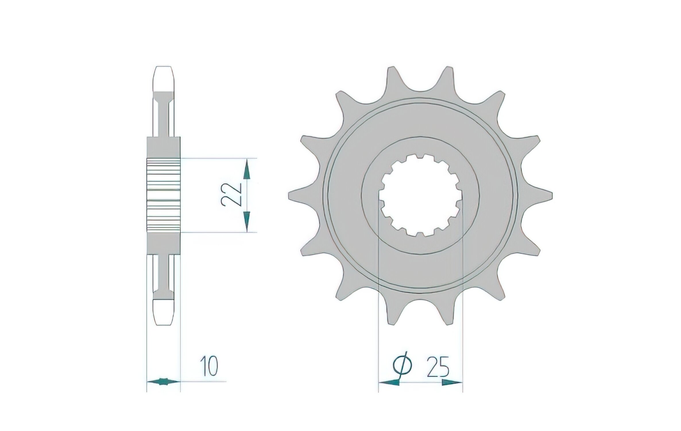 Image of Ritzel Afam 13 Zähne TM MX / EN 250