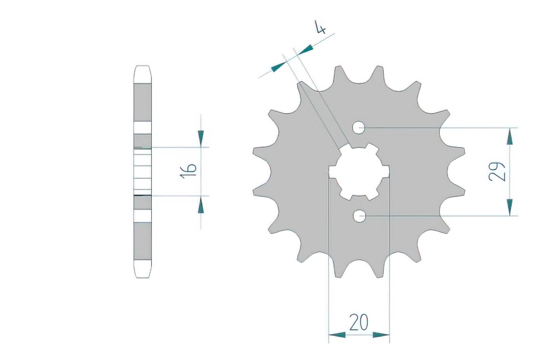 Image of Ritzel Afam 13 Zähne Beta RR LC
