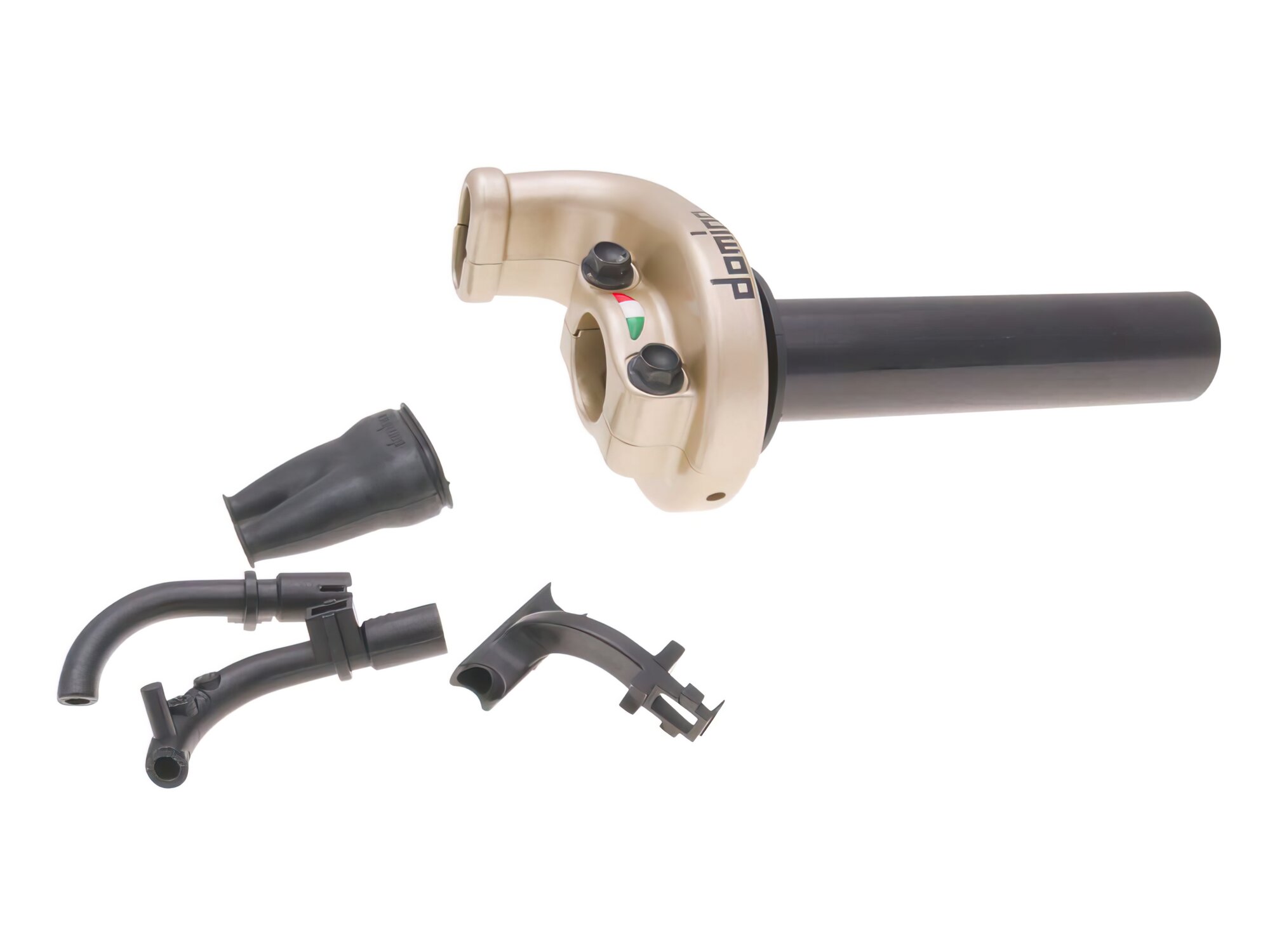 Image of Gasgriff Domino KRE 03 Kurzhub Offroad 2,6°/ 45mm titan
