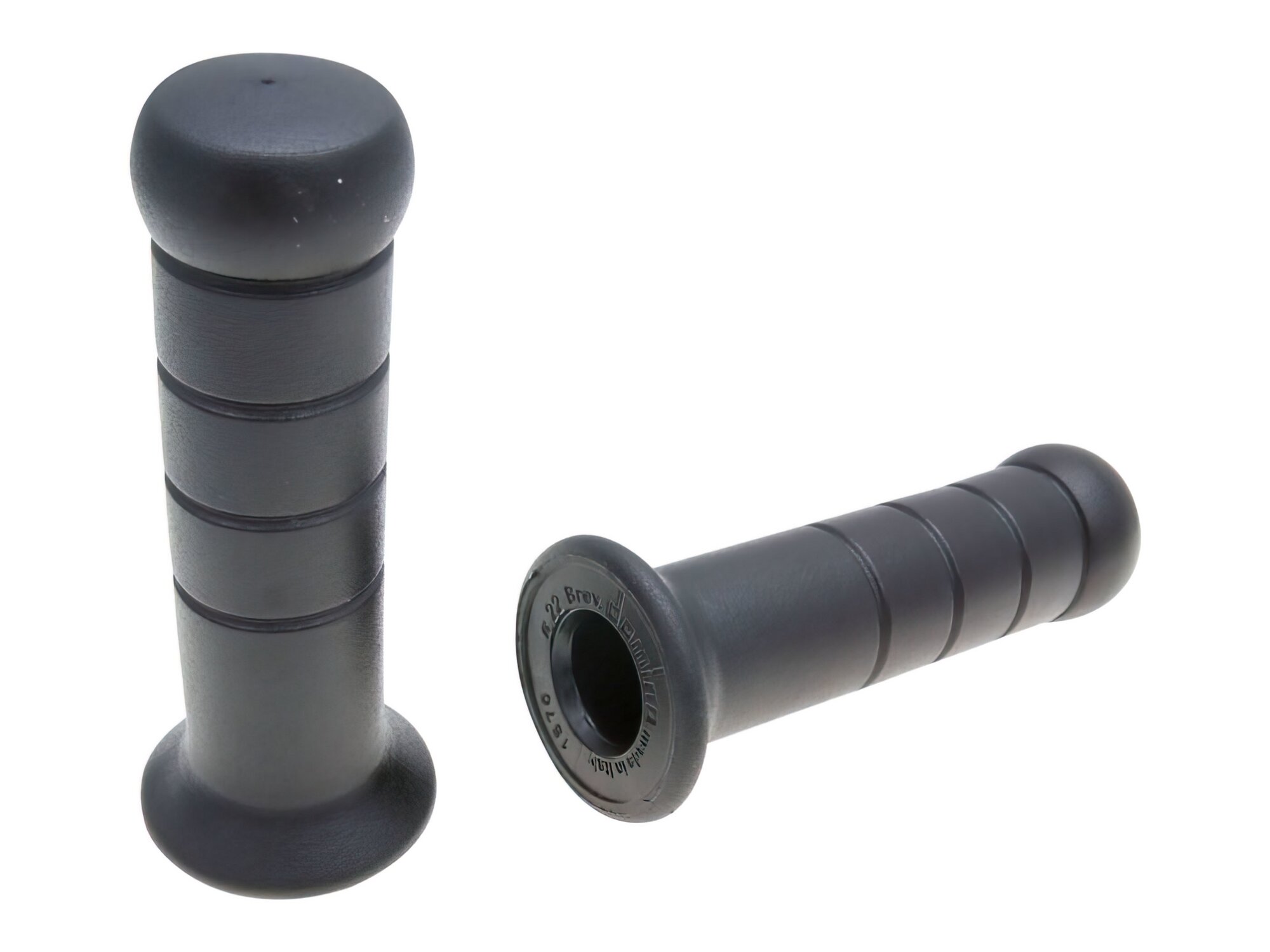 Image of Scootergriffe Domino 2166 Piaggio Style schwarz 122mm