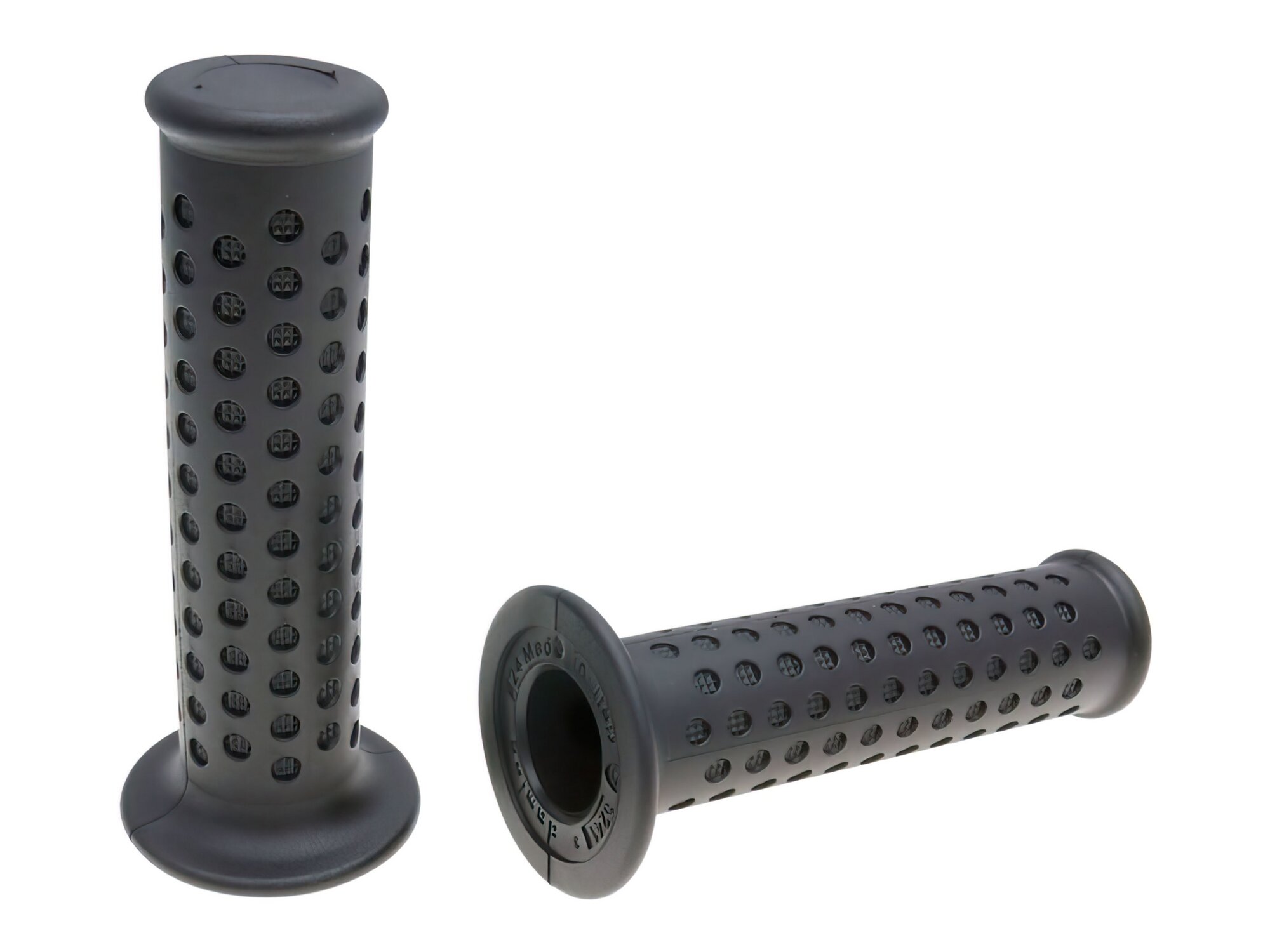 Image of Scootergriffe Domino 5243 Piaggio Style schwarz 128mm