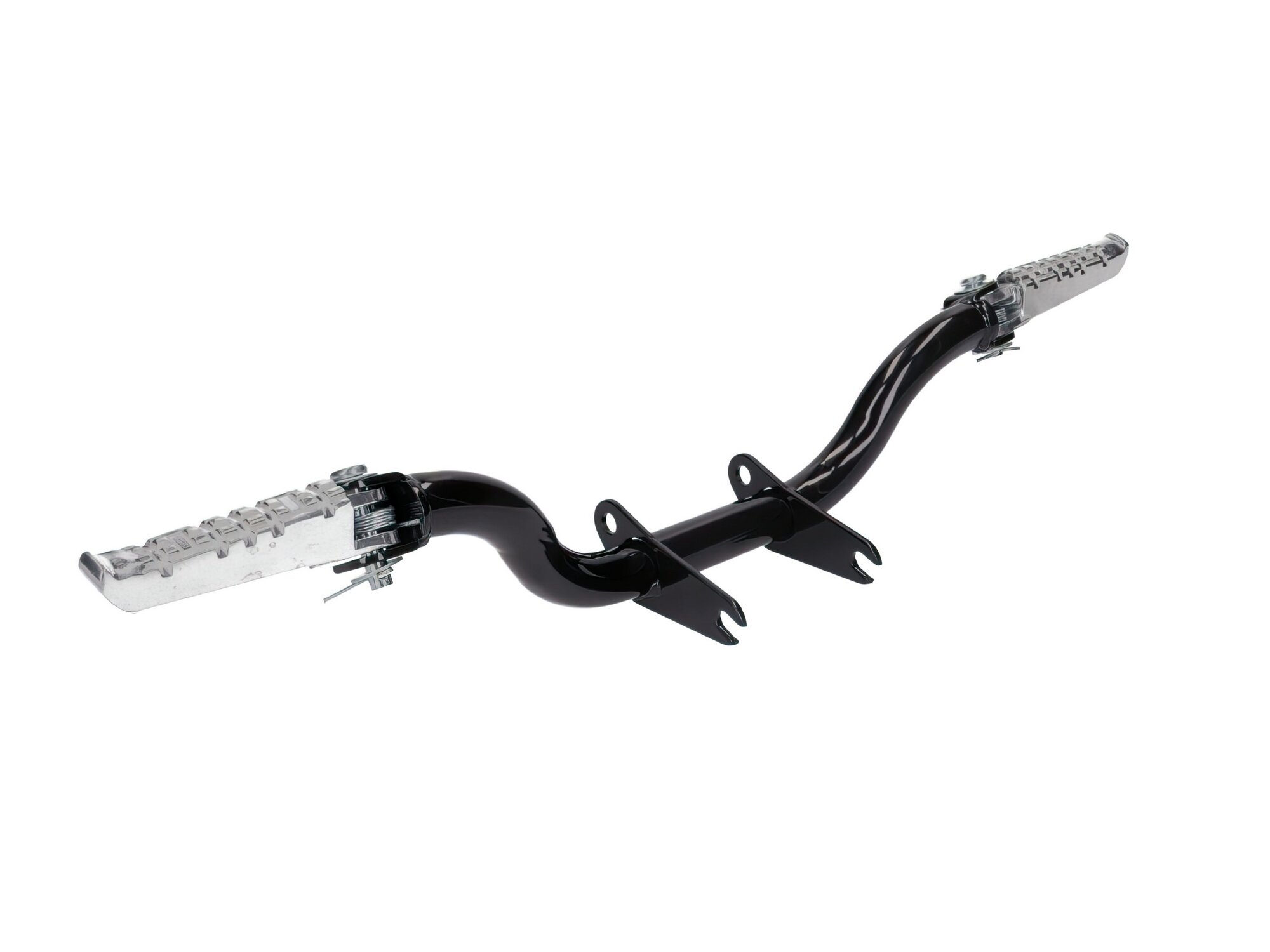 Image of Fußrastenträger schwarz klappbare Fußrasten Simson S51
