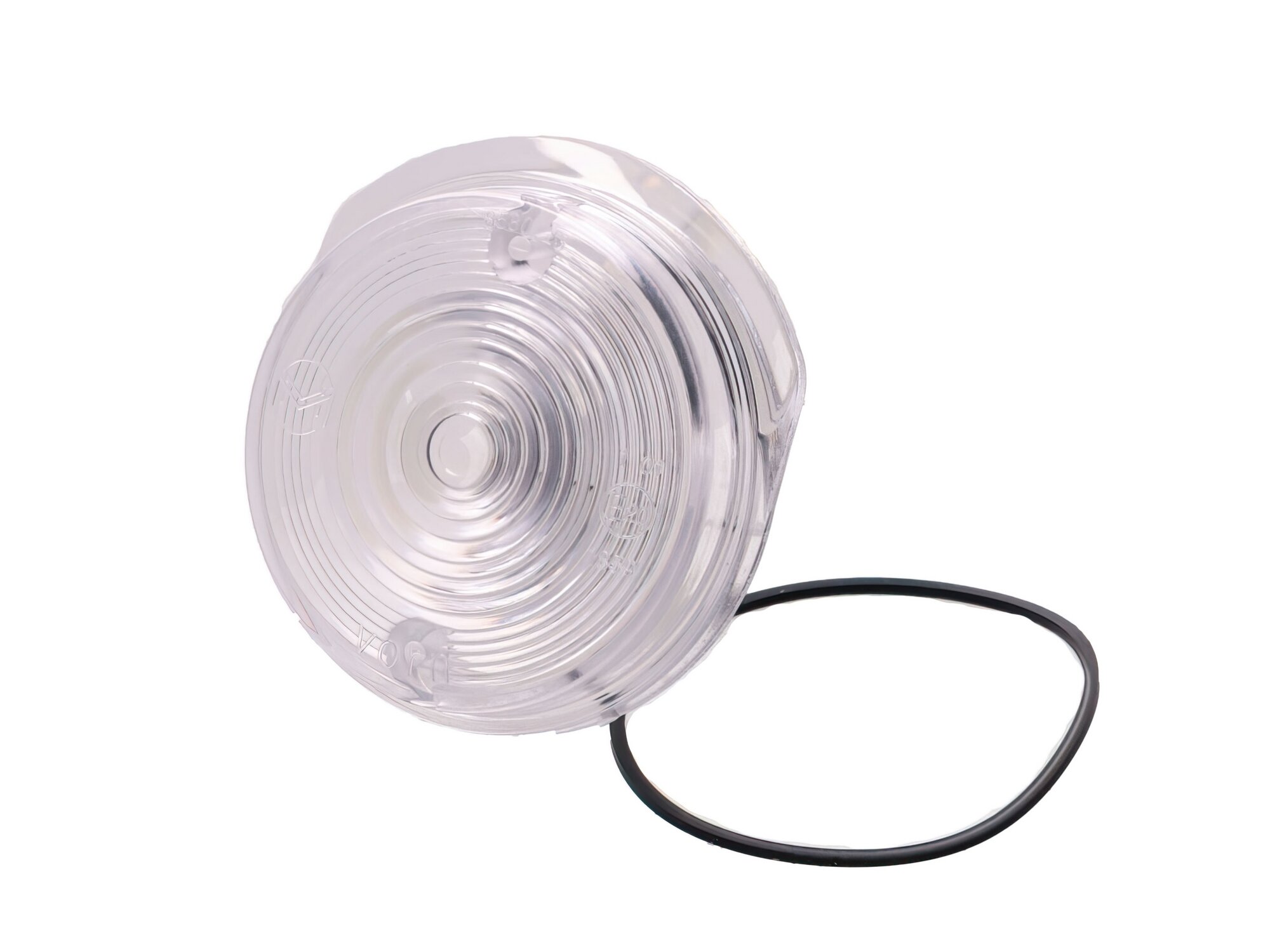 Image of Blinkerglas vorn 80mm weiß Simson S51