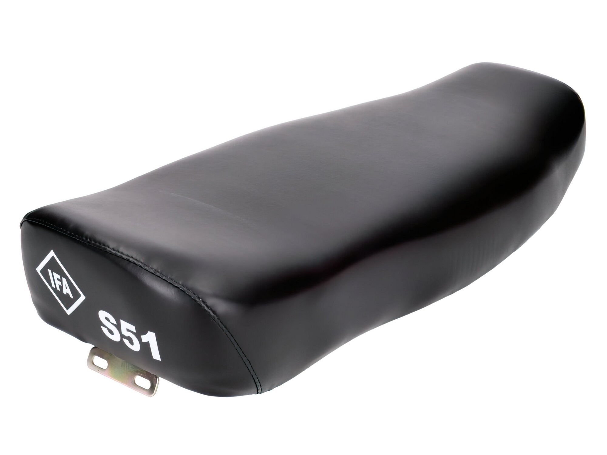 Image of Sitzbank schwarz mit Logo Simson S51