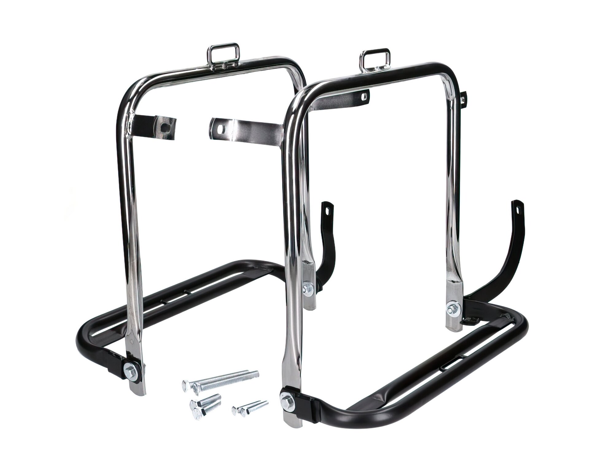 Image of Seitengepäckträger Set Chrom Simson S50 / S51 / S70