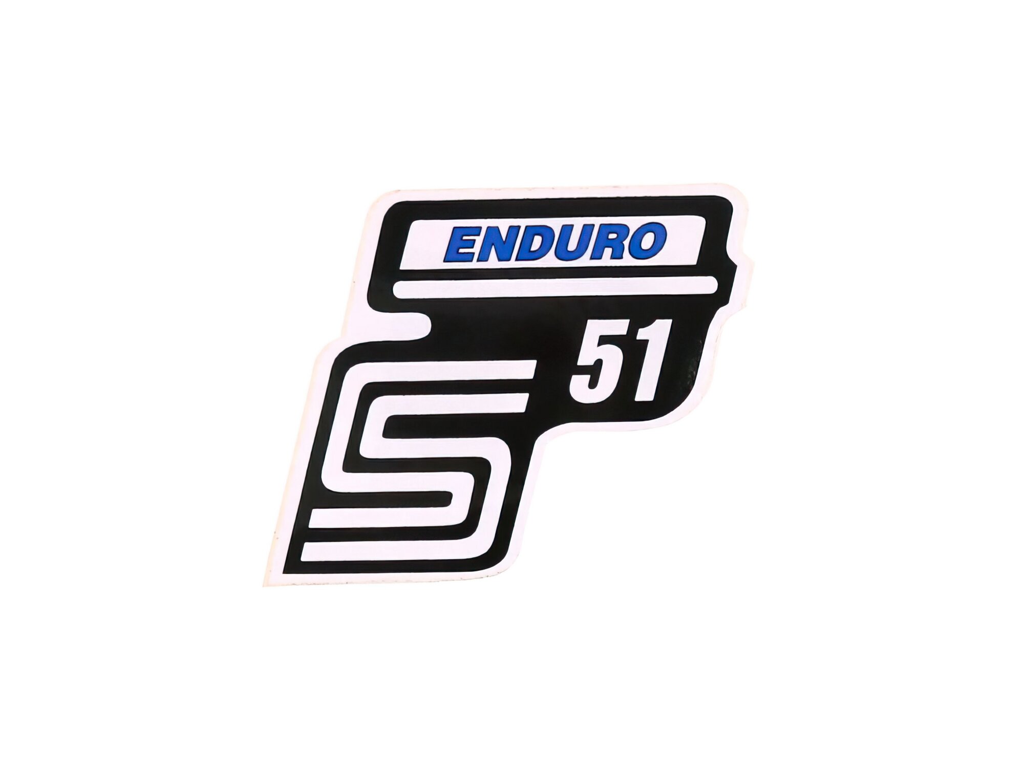 Image of Schriftzug S51 Enduro Folie / Aufkleber blau Simson S51