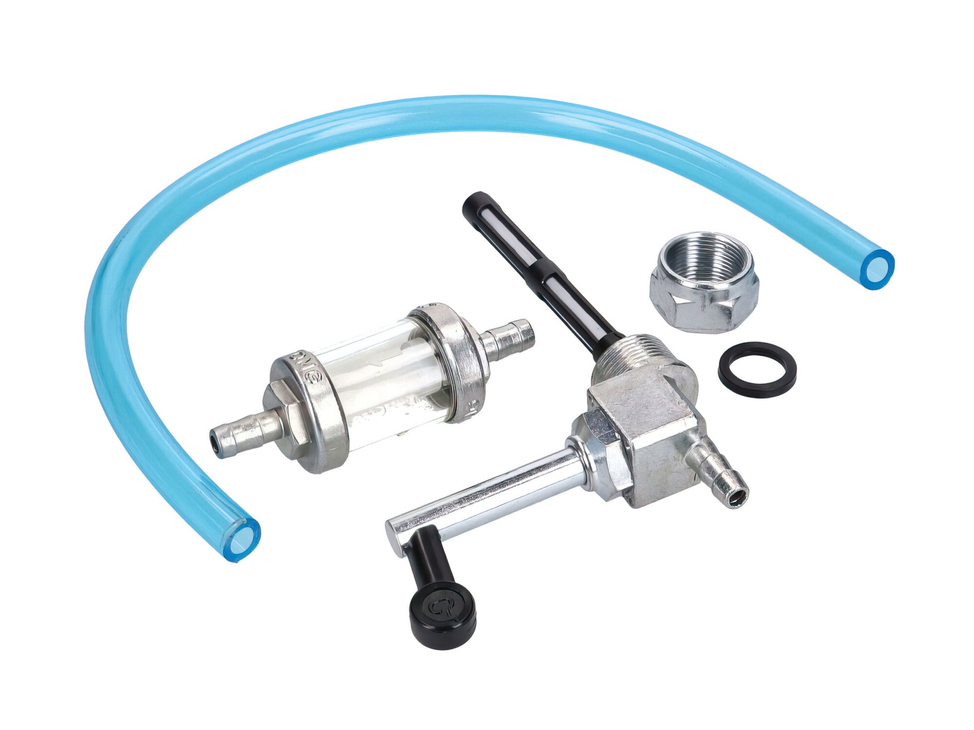 Benzinhahn, Benzinschlauch + Benzinfilter Simson S51