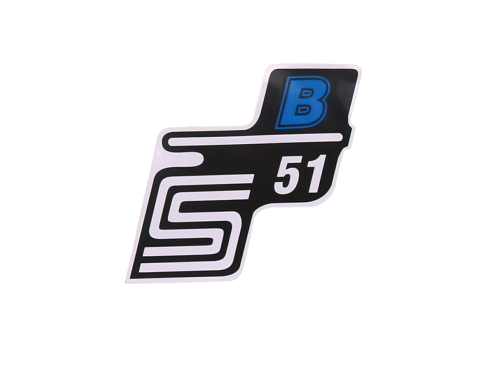 Image of Schriftzug S51 B Folie / Aufkleber blau Simson S51