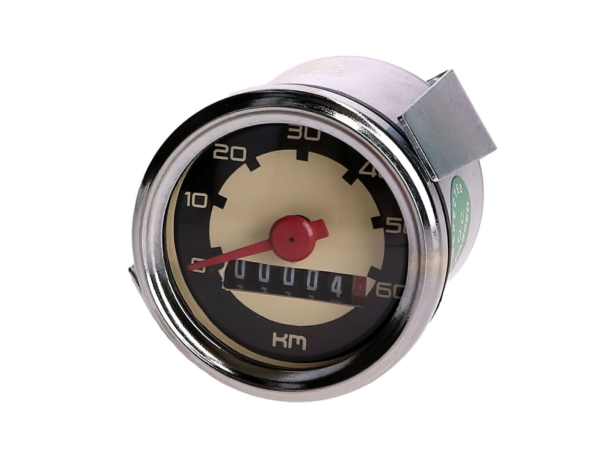 Image of Tachometer universal 60km/h weiß Puch / Herkules / Simson