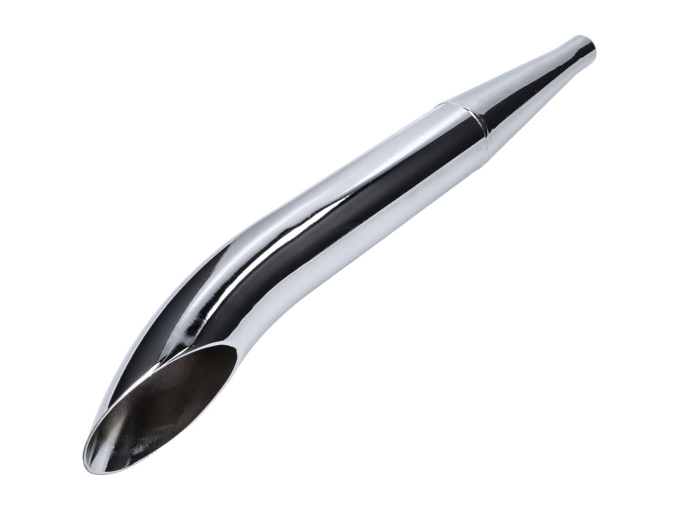 Image of Auspuff Sidepipe swiing 28/60mm Chrom Mofa