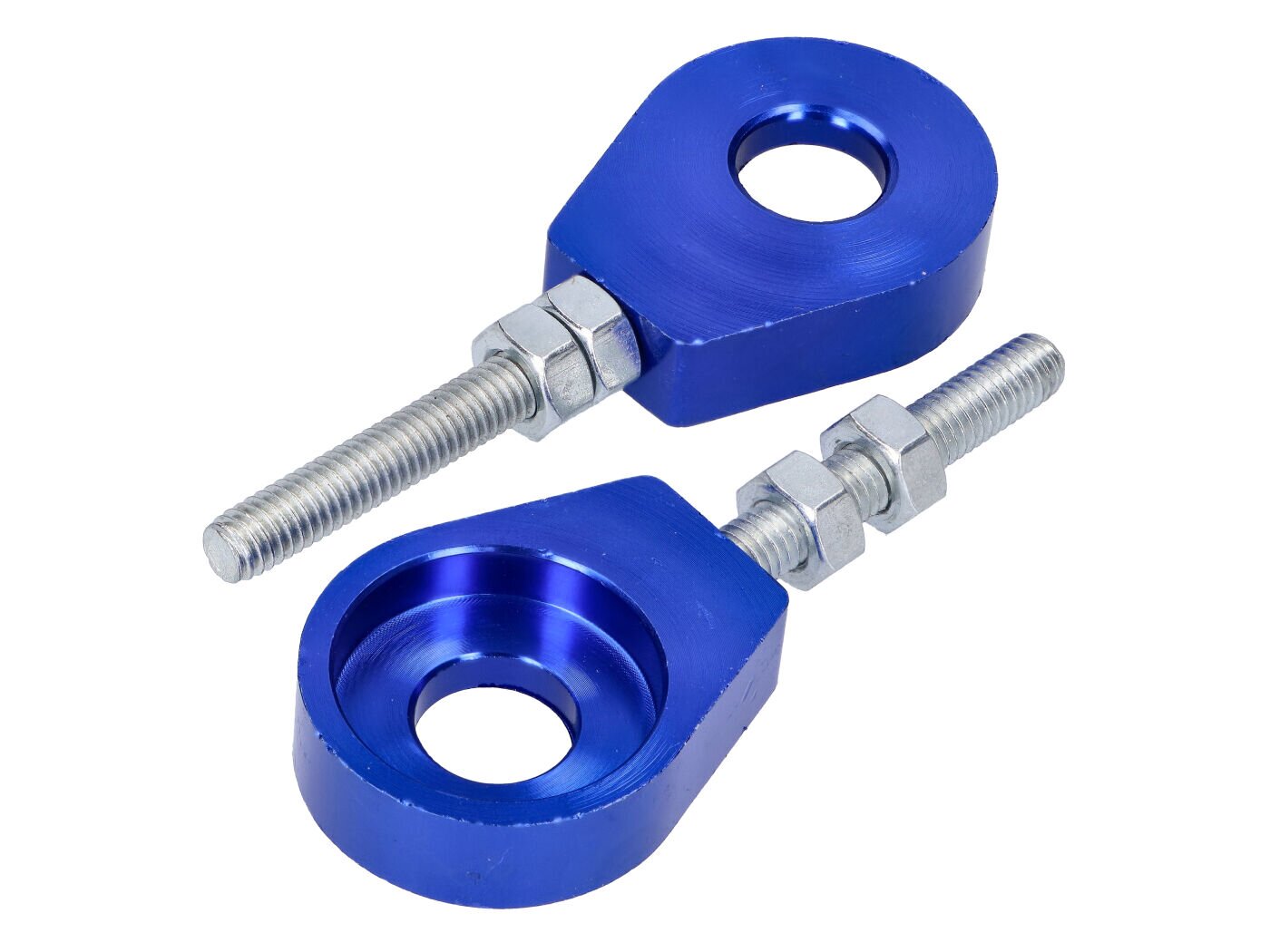 Image of Kettenspanner 12mm Alu Puch / Simson / Kreidler / Sachs blau