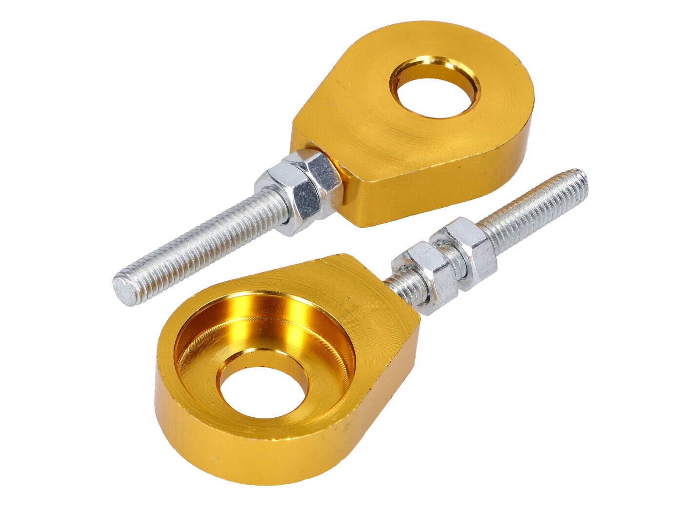 Image of Kettenspanner 12mm Alu Puch / Simson / Kreidler / Sachs gold