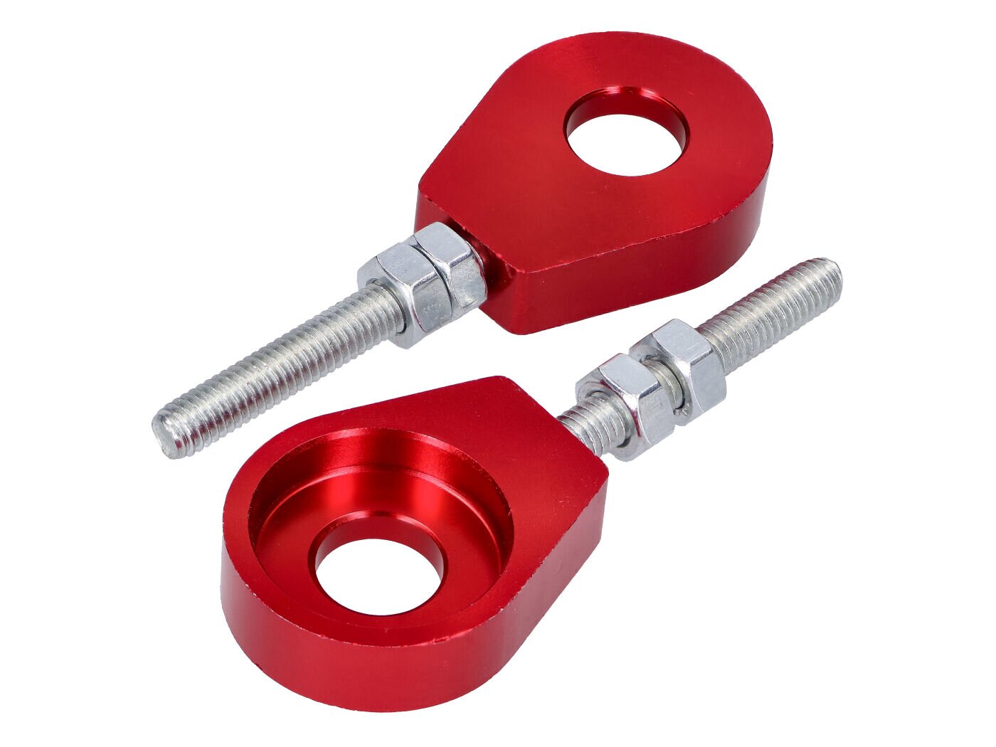 Image of Kettenspanner 12mm Alu Puch / Simson / Kreidler / Sachs rot