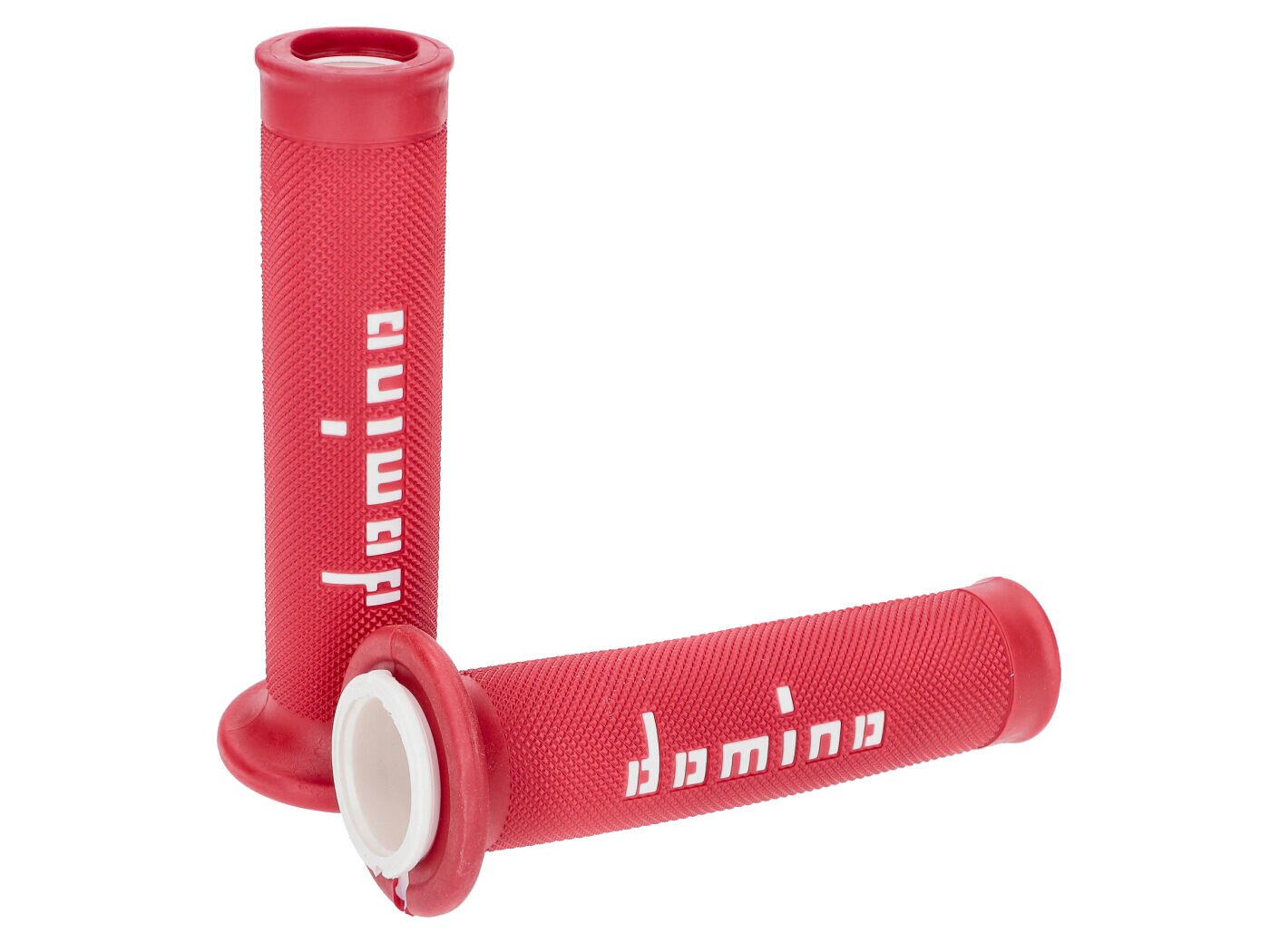 Image of Griffe Domino A010 On-Road rot / weiß (Enden offen)