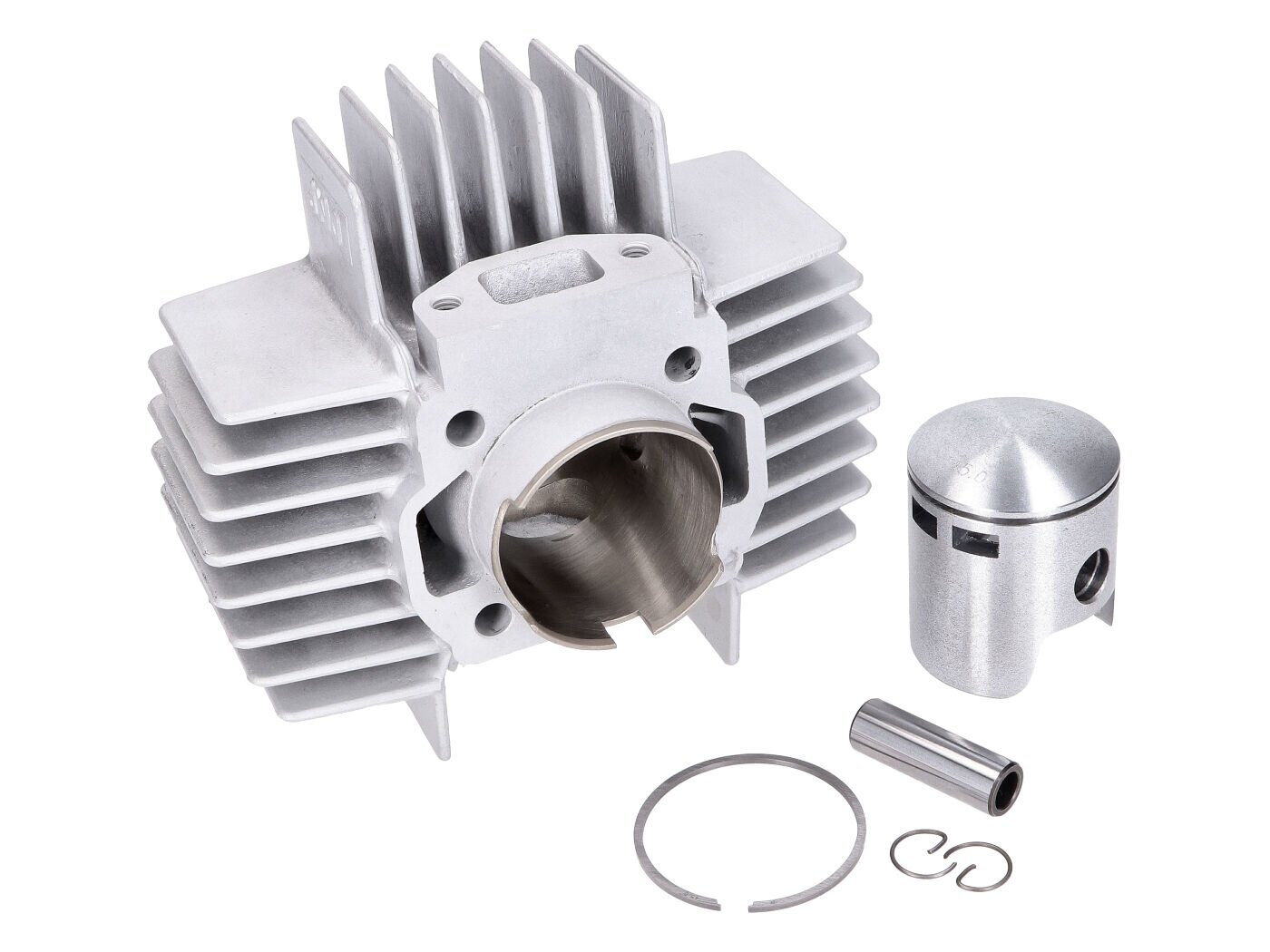 Image of Zylinder Kit DMP 6-Kanal Alu 70ccm lange Kühlrippen Puch Maxi / X30 Automatik