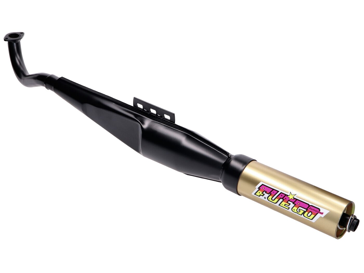 Image of Auspuff Jamarcol Fuego schwarz / gold Puch Maxi