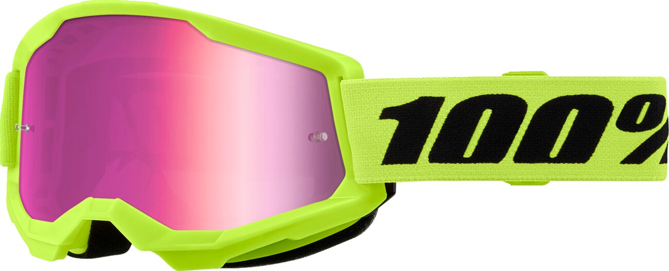 Image of Crossbrille 100% Strata 2 neon gelb pink verspiegelt