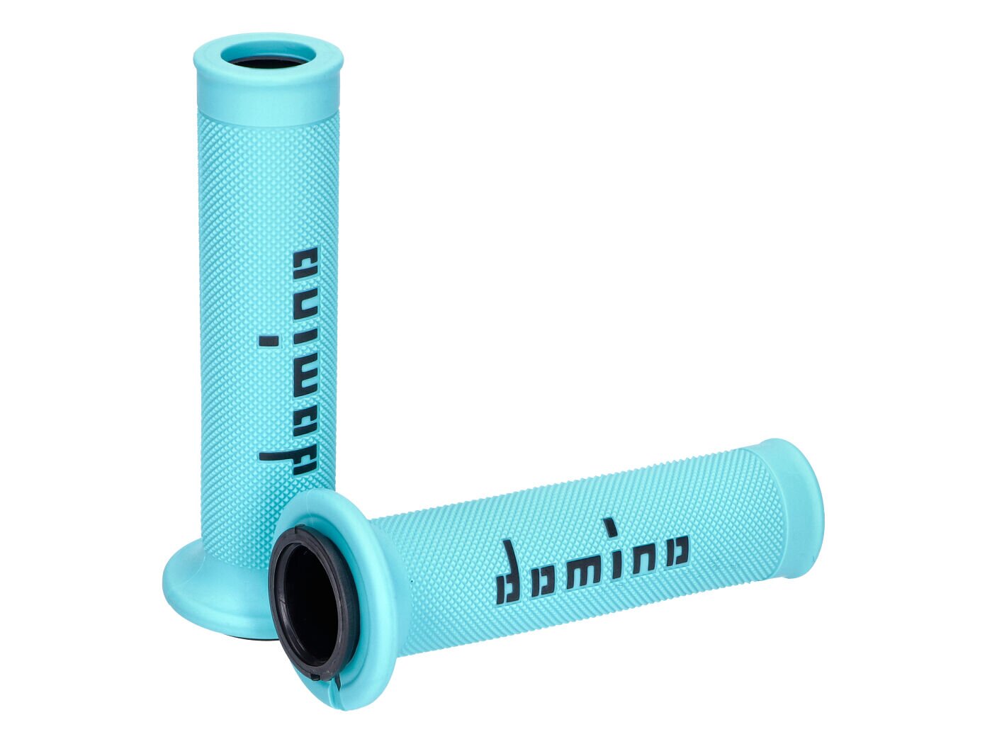 Image of Griffe Domino A010 On-Road türkis / schwarz (Enden offen)