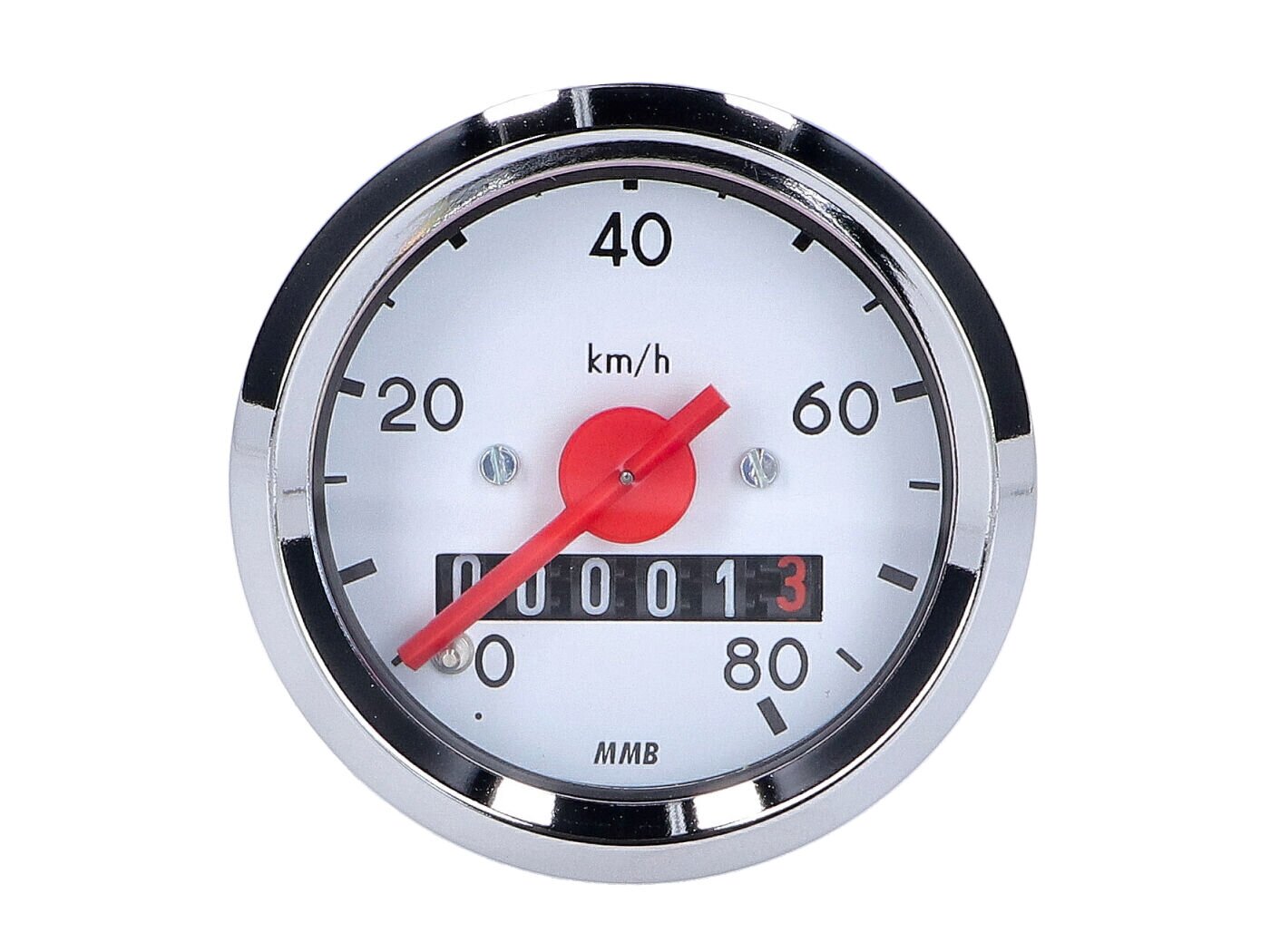 Image of Tachometer 80km/h rund d.48mm Simson S50 / S51 / Schwalbe