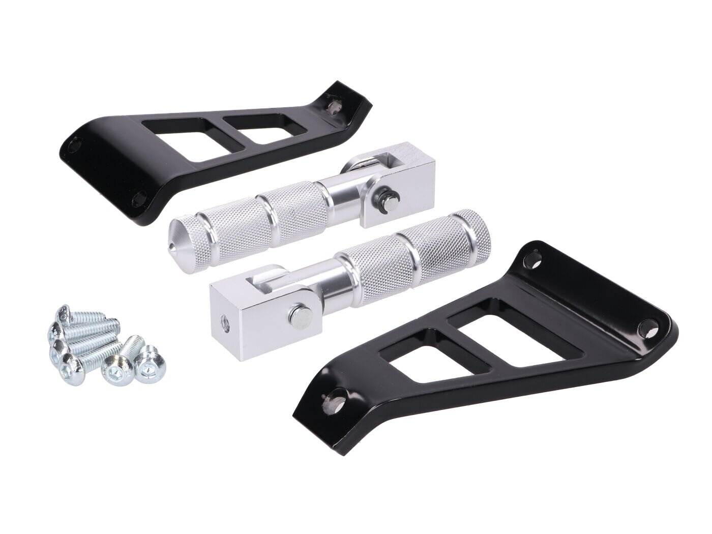 Image of Sozius Fussrasten Alu Beta RR 50 mit Halterung silber