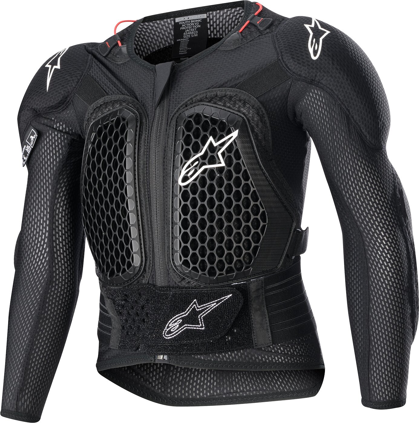 Image of Protektorenjacke Alpinestars Kids Bionic Action V2 schwarz L/XL
