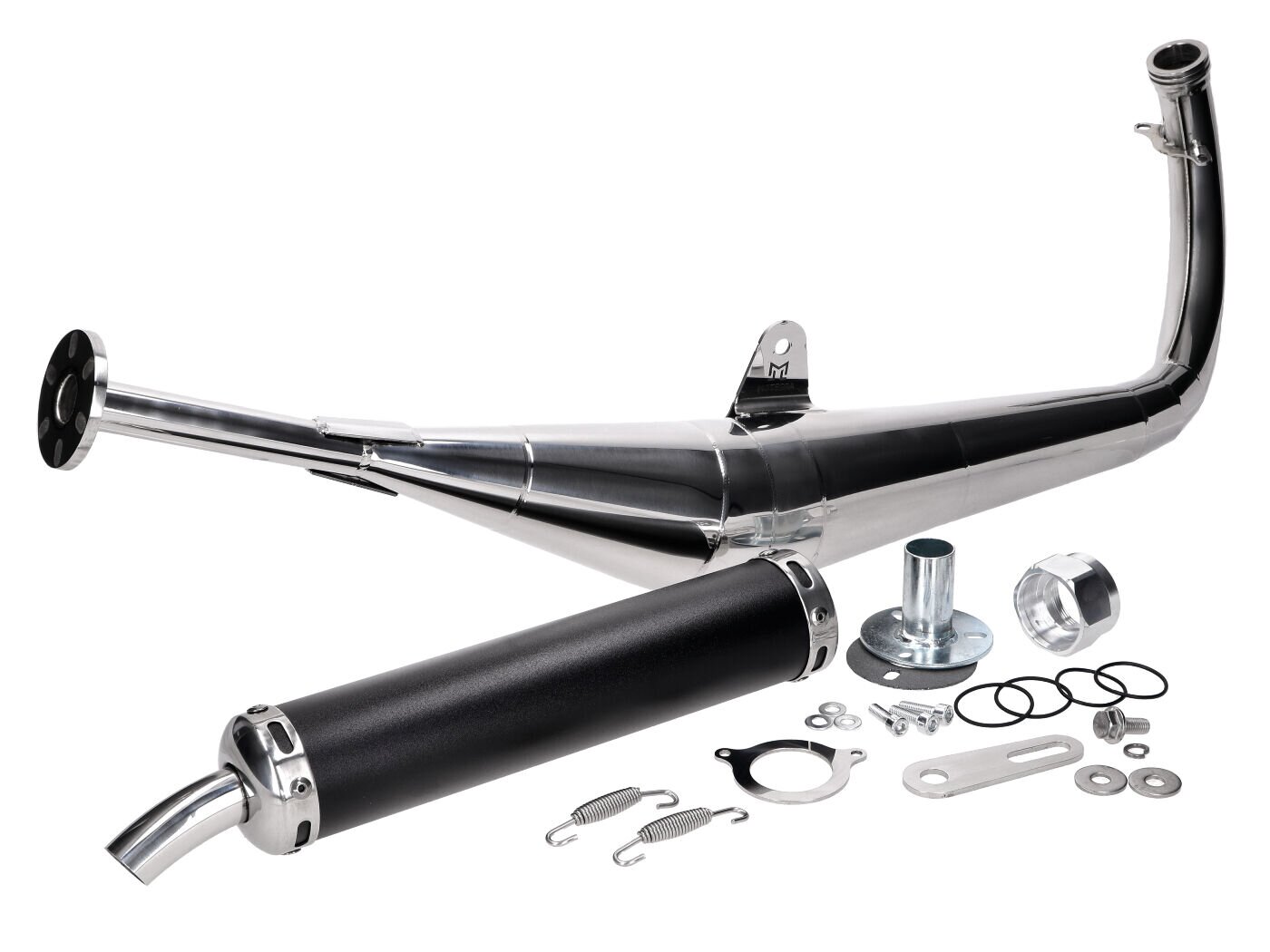 Image of Auspuff Motegra Racing 60-110cc poliert Simson S50 / S51 / S70