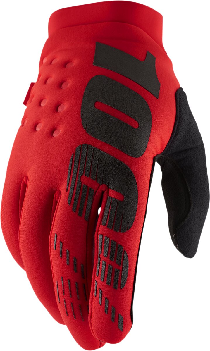 Image of Motocross Handschuhe 100% Brisker rot L
