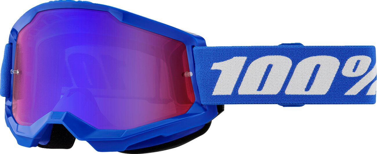 Image of Crossbrille 100% Strata 2 blau rot/ blau verspiegelt