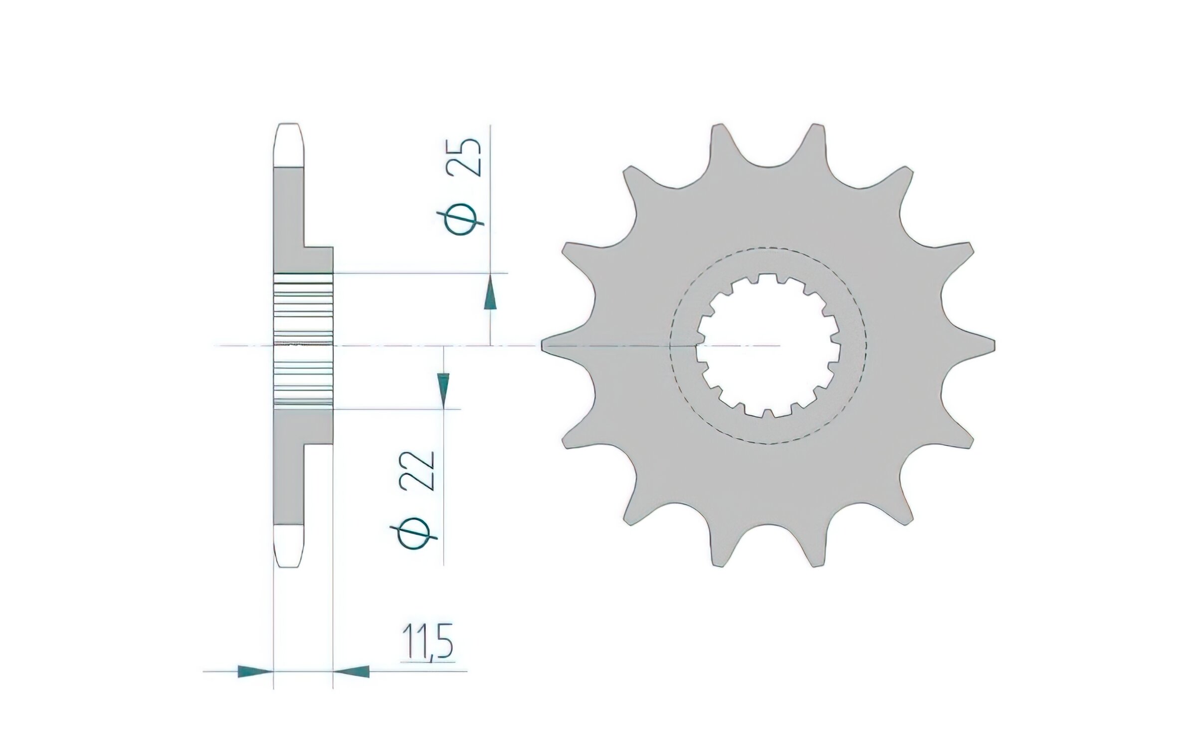 Image of Ritzel Afam 13 Zähne 690 SMC