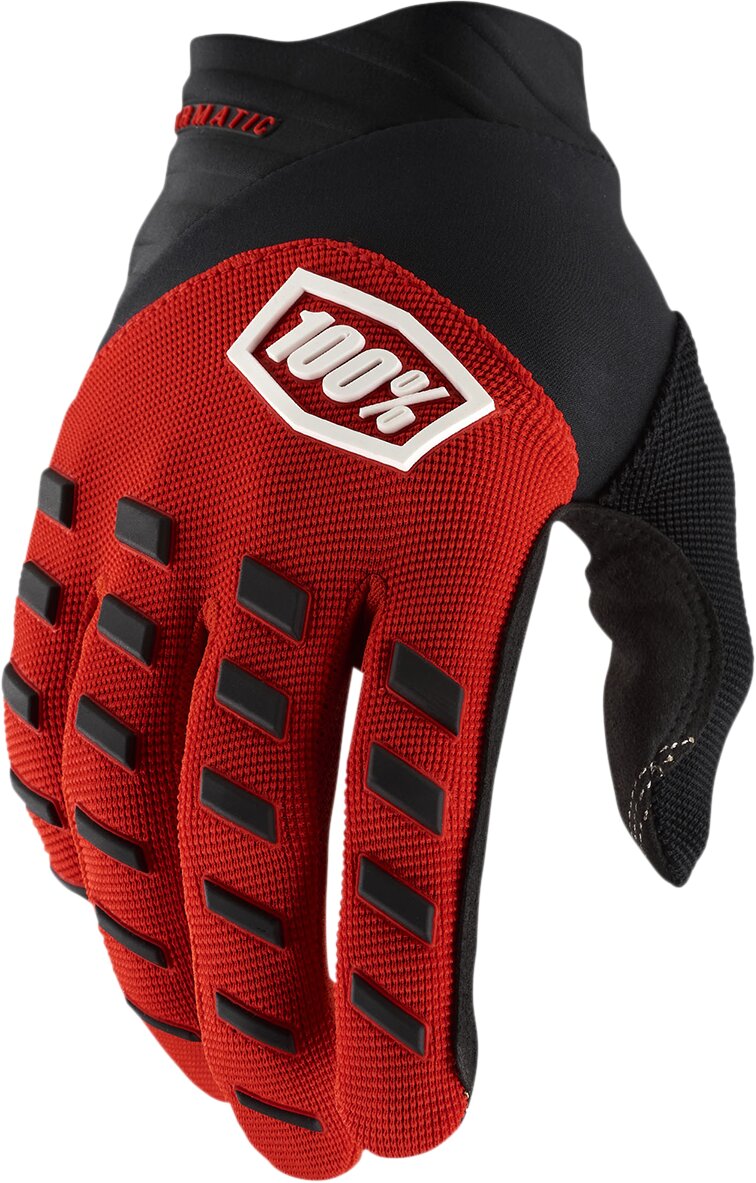 Image of Motocross Handschuhe enfants 100% Airmatic rot/schwarz M