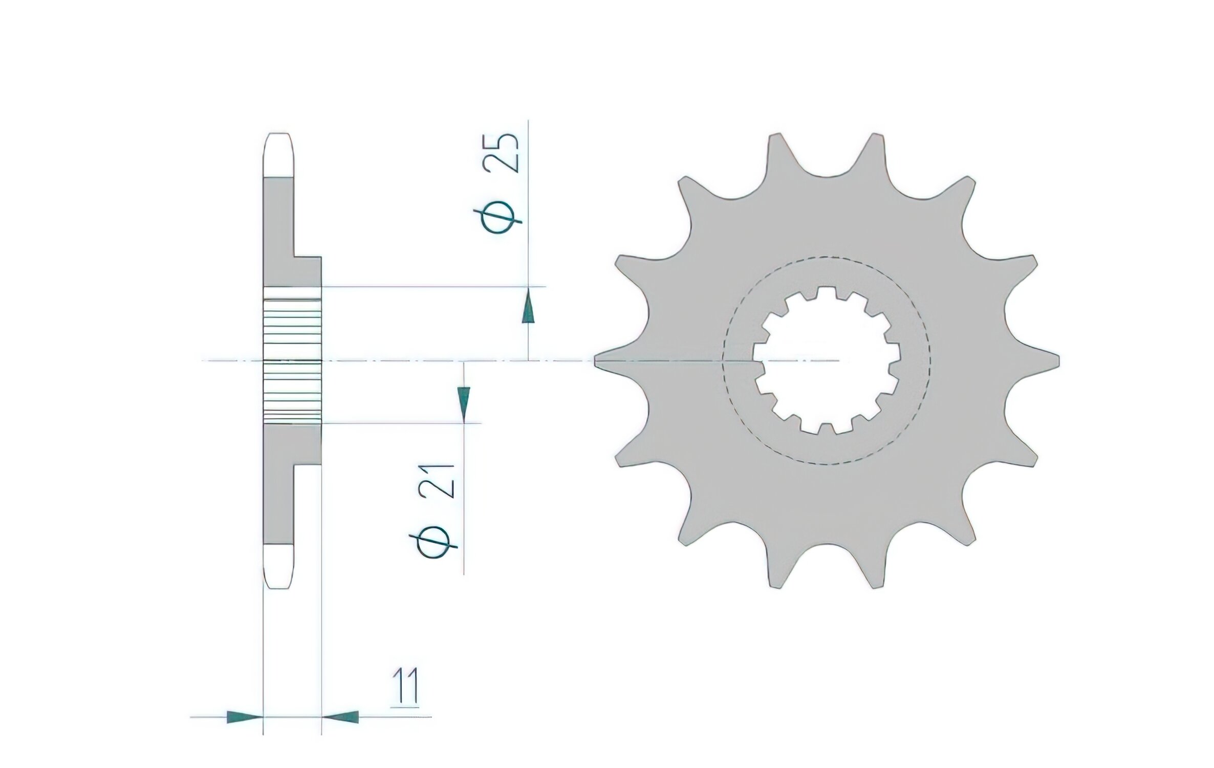 Image of Ritzel Afam 13 Zähne Husqvarna TC / TE 250 - 450