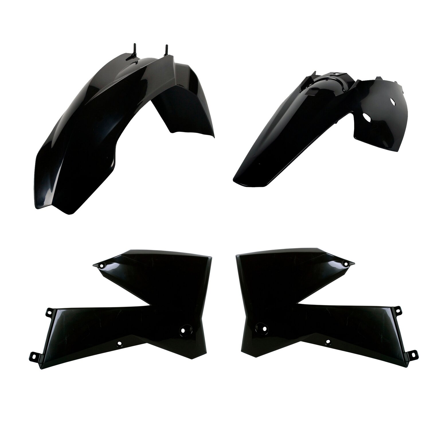 Image of Plastik Kit Polisport KTM EXC 125 2005-2007 schwarz