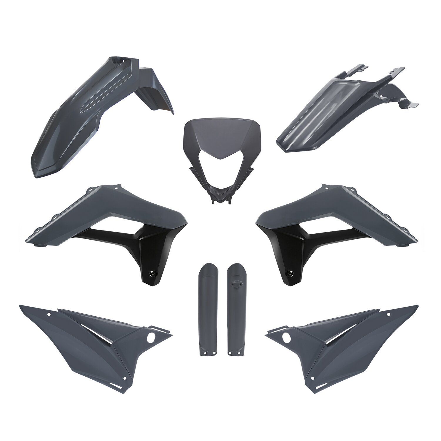 Image of Plastik Kit Polisport Sherco SE 300 2024 grau