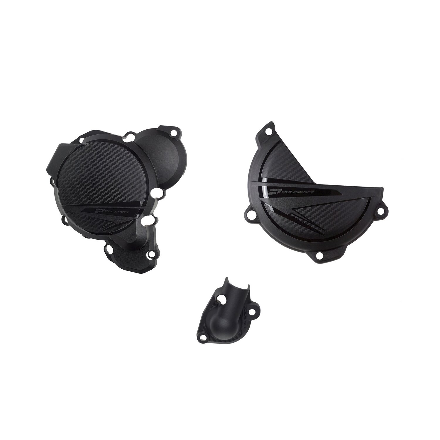 Image of Gehäusedeckelschutz Kit Polisport KTM EXC 300 ab 2024 schwarz
