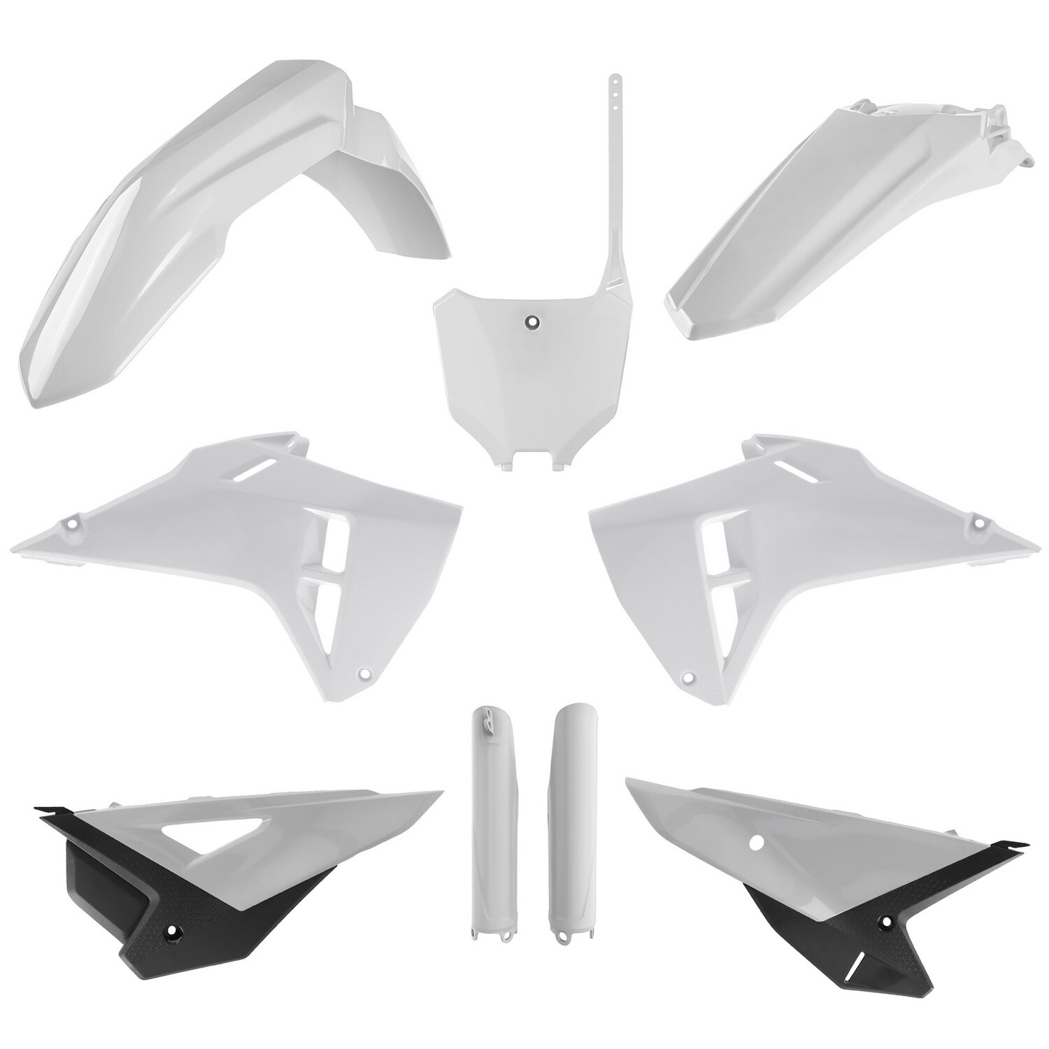Image of Plastik Kit Polisport Restyle look 2025 Honda CRF 250 ab 2022 weiss