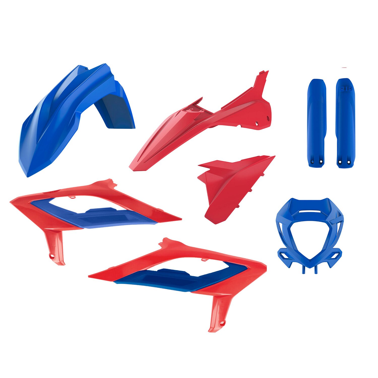Image of Plastik Kit Polisport Beta RR 300 Racing 2024 rot / blau